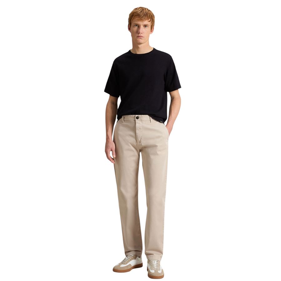 Pantaloni chino in twill di cotone elasticizzato tinti in capo da uomo Woolrich | CFWOTR02421093